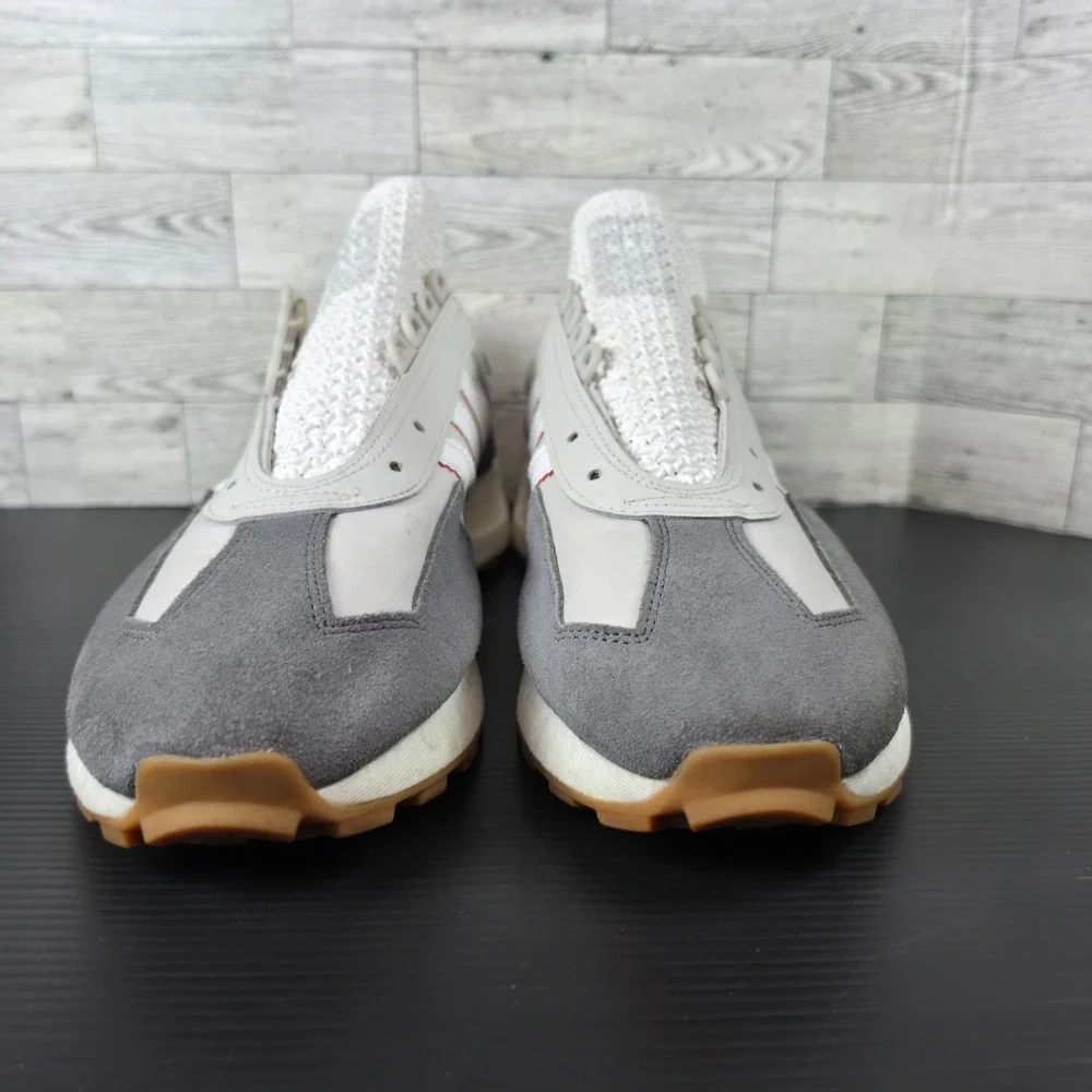 Adidas Retropy E5 Grey White Red Boost Sneakers GW0558 Mens 13